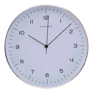 Interiors by Premier Elko Round Copper Finish Wall Clock