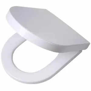 Soft-Close Toilet Seat Memphis Duroplast White