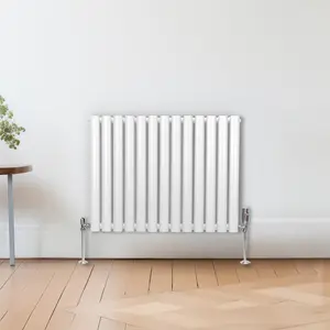 Oval Radiator - 600 x 780mm - White