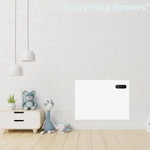 1000W Electric Panel Heater for Home or Office - Wall Mounted or Portable Freestanding with Touchscreen Timer and Thermostat