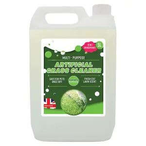 5L Artificial Grass Cleaner Multi Purpose Pet Friendly Powerful Fresh Lawn Scent