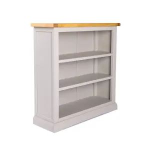 Loreo Light Grey Bookcase 90x90x30cm