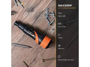 Batavia MAXXGRIP Screwdriver 3.6V