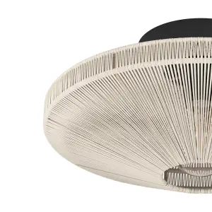 EGLO Midsumer Timeless Fabric Ceiling Light