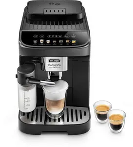 De'longhi Magnifica Evo, Bean To Cup Coffee And Cappuccino Maker, 1450 Watts, 250G Bean Container, 1.8L Water Container, ECAM292.81.B, Plastic, Black