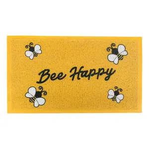 Bee Happy Minday W40 x L70 cm Non-Slip Indoor Outdoor Door Mat