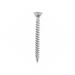 Securpak Zinc Plated Pozi Head Screw (Pack of 25) Silver (25mm x 5mm)