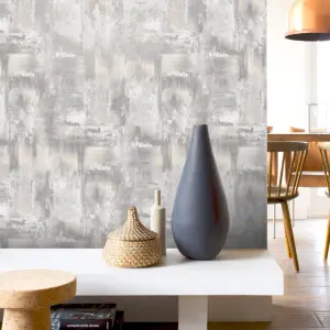 Solara Pewter Verona Grey Wallpaper 538519