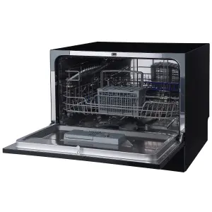 Russell Hobbs Dishwasher Table Top & Compact Black RHTTDW6B