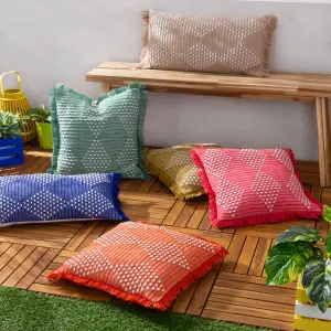 furn. Kadie Geometric Polyester Filled Outdoor Cushion