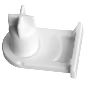 SPARES2GO Door Hinge Support Socket for Bosch fits Neff Fridge Freezer (White)