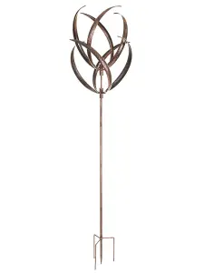 Hampton Garden Wind Sculpture  - Brushed Copper