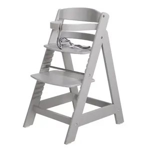 Sit Up High Chair Light grey