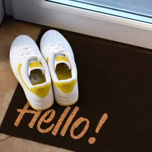 Hello, Bye Novelty Doormat Unique Black Coir Front Welcome Doormats