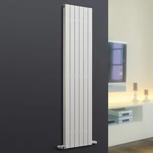 Ximax Vertirad Deluxe HWX180045W White Horizontal or vertical Designer 3081BTU Radiator, (W)445mm x (H)1800mm