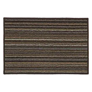  Non-Slip Indoor Door Mat Brown / Rectangle W40 x L60 cm