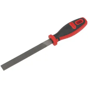 150mm Double Cut Flat Engineers Hand File with Comfort Grip