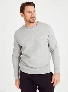 Men's Light Grey Marl Sweatshirt - Tu Clothing By Sainsburys