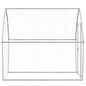 Chicken Cage Silver 200x105x182 cm Galvanised Steel