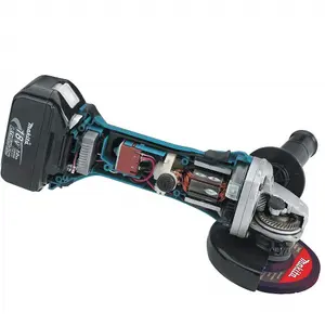 Makita DGA452RTJ 18v 4.5" 115mm Angle Grinder Lithium Ion + 2 x 5.0ah Batteries