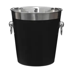 Maison by Premier Black Enamel Champagne Bucket