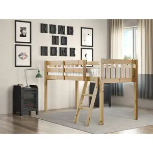 Bristol Mid Sleeper Heavy Duty Pine Loft Cabin Bed Small Single (2'6)