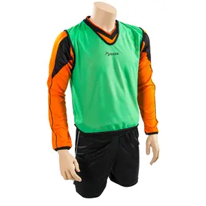 50 Inch Adult Lightweight Sports Training Bib - GREEN - Plain Football Vest