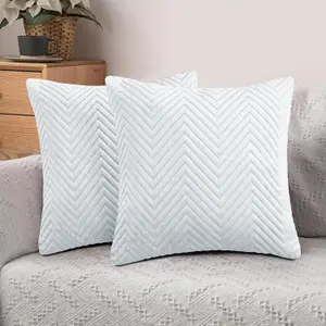 Cushions with Covers Included 45 x 45 Cm Set of 4