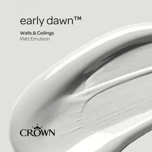 Crown Walls & Ceilings Matt Emulsion Paint Early Dawn - 2.5L