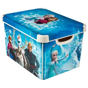 Curver 22L Deco Disney Frozen Themed Storage Boxes