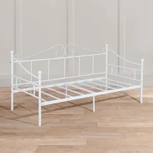 Roanne Single (90 X 190cm) Iron Daybed White