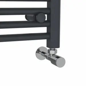 Rinse Straight Bathroom Heated Towel Rail Ladder Radiator Anthracite 1000x300mm