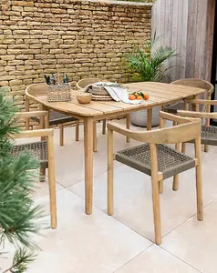 Garden Trading Outdoor Indoor Rectangular Harford Dining Table Only Small 4 Seat