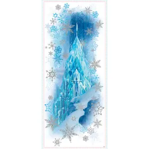 RoomMates Frozen Ice Palace With Else & Anna Giant Peel & Stick Wall Decals