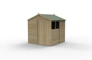 4LIFE Apex Shed 7x7 - Double Door - 2 Window