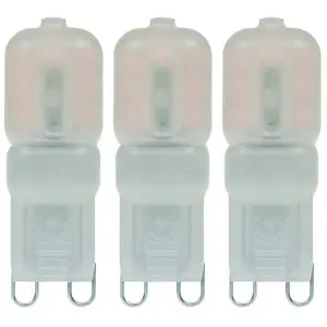 Prolite LED G9 Capsule 2.5W Warm White Diffused (3 Pack)