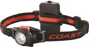 COAST Head Torch 315 Lumens 109m Range 80hr Runtime HL7 Head Torch Without Batteries