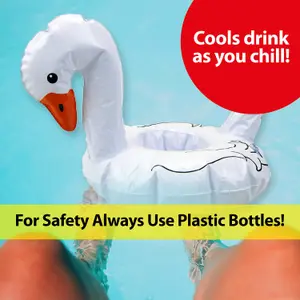 Inflatable Swan Drink Holder - Wild 'n Wet