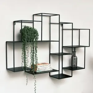 Melody Maison Industrial Multi Shelf Wall Unit