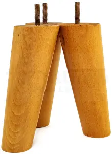 Wood Legs Oak 180mm High Set Of 4 Replacement Angled Furniture Legs Set Of 4 Sofas Chairs Stools M8