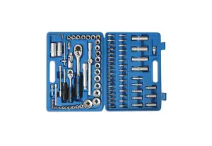 Laser 3671 94pc Socket Set 1/2" & 1/4" Drive with Accessories Metric