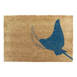 Sting Ray Coir Doormat (90 x 60cm)