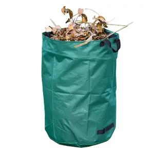 272 Litre - Garden Waste Bag Heavy Duty Waste Refuse Rubbish Grass Sack Extremely Robust Polyester Waterproof