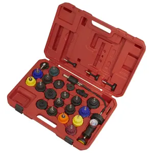 Sealey Cooling System Pressure Test Kit 25pc VS0011