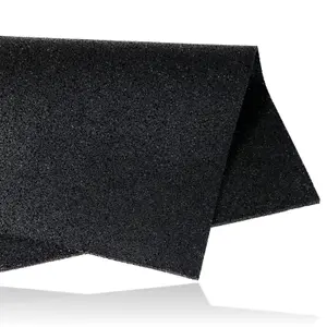 SPARES2GO Anti Vibration Noise Reducing Rubber Mat for Garage Workshop Washing Machines Tumble Dryers 600mm