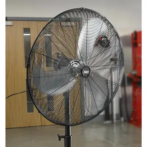 Industrial 30" Oscillating Pedestal Fan - 3 Speed - High Velocity - Guarded