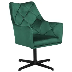 Armchair VAKSALA Velvet Dark Green