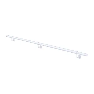 Matt White Stair Handrail Kit - 2.4m X 40mm