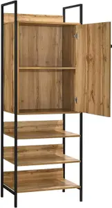 Zahra Storage Open Wardrobe Clothes Organizer Closet Cupboard Bookshelf Cabinet