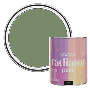 Rust-Oleum All Green Gloss Radiator Paint 750ml